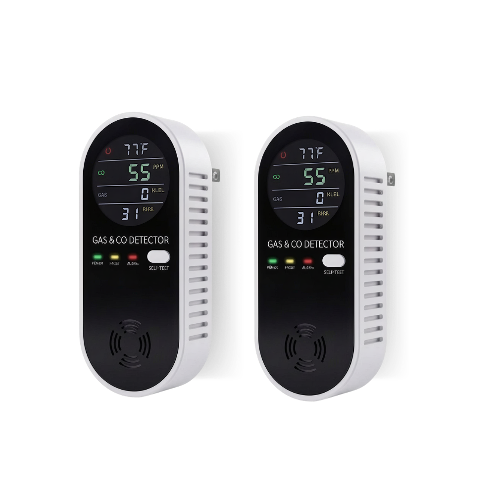 VIGIL Pro - 4-in-1 Gas & Carbon Monoxide Monitor STARTER SHIELD (2-Pack)