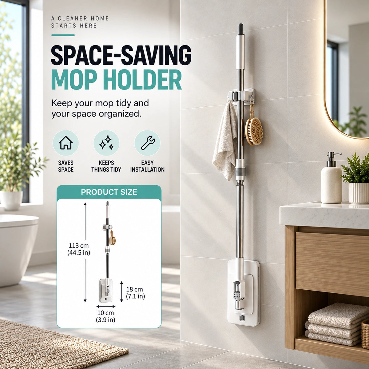 Comodi Glide Pro Telescopic Mop