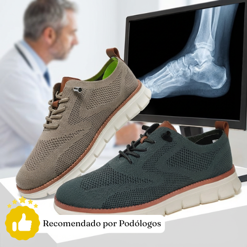 Zapatos Ortopédicos Cómodos para Alivio al Caminar